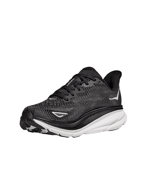 Tênis Hoka Clifton 9 Masculino - Preto e Branco