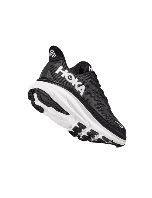 Tênis Hoka Clifton 9 Masculino - Preto e Branco