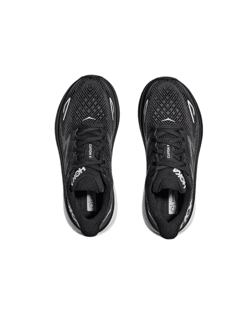 Tênis Hoka Clifton 9 Masculino - Preto e Branco