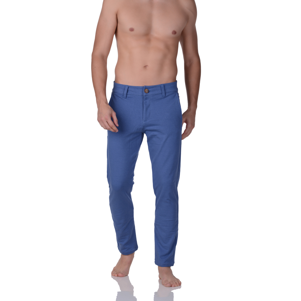 Calça Alfaiataria Moletom Masculina - Azul Jeans 