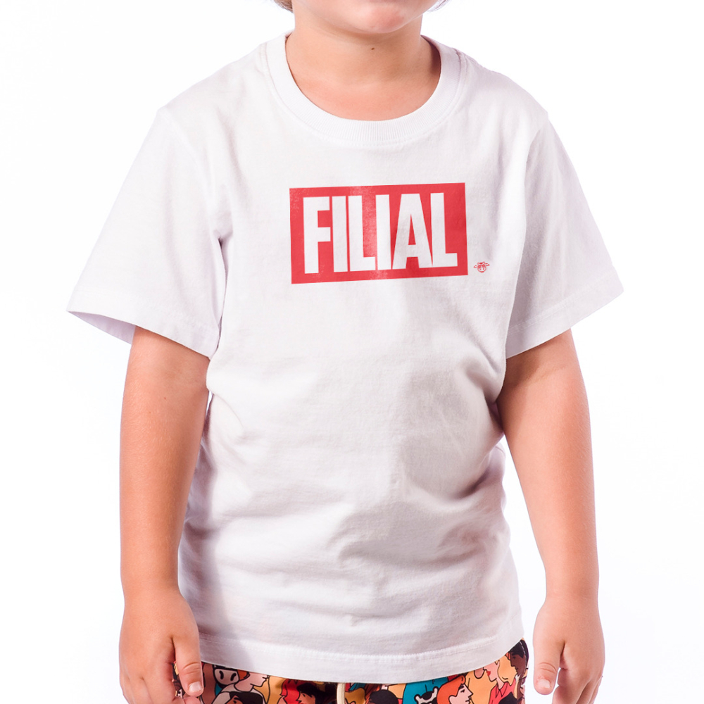 Camiseta Infantil Filial - Branca  