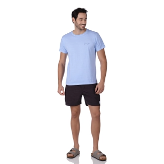 Bermuda Masculina Retro Surf Wear Preto