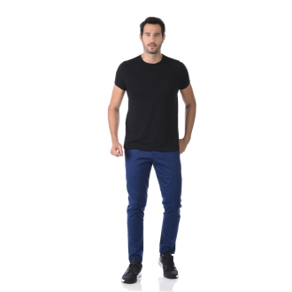 Calça Sarja Alfaiataria Clássica Elastano - Marinho