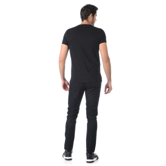 Calça Sarja Alfaiataria Clássica Elastano - Preto