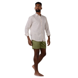 Camisa de Linho Vaca Lôca Bege 