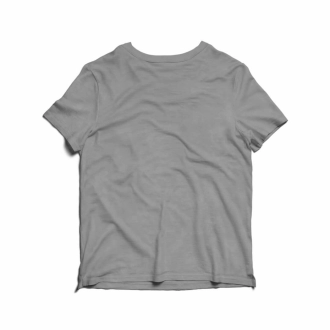 Camiseta Infantil Assinatura Vaca Lôca Cinza