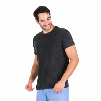 Camiseta Masculina Básica Preto Reativo