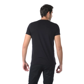 Camiseta Masculina Slim BASICOW - Algodão Egípcio Preta