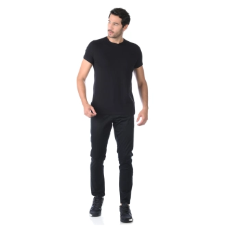 Camiseta Masculina Slim BASICOW - Algodão Egípcio Preta