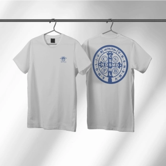 Camiseta Masculina São Bento - Branco com Azul