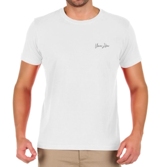 Camiseta Por do Sol por Helen Faganello - Branco