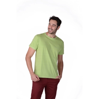 Camiseta Por do Sol por Helen Faganello - Verde Abacate