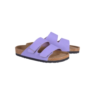 Le Cork Sandália Nazaré Cortiça Lavanda Estonado