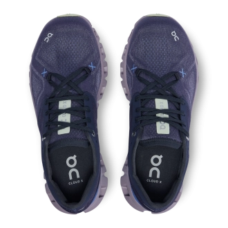 On Running Cloud X 3 Feminino Midnight Heron