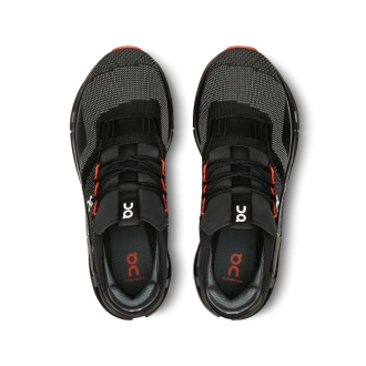 On Running Cloudnova Masculino Black Flame
