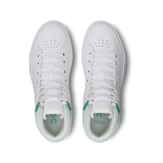 On Running The Roger Clubhouse Mid Masculino White Green