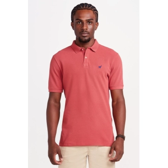 Polo Zapalla Lhama Malha Piquet - Cherry