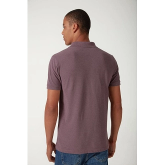 Polo Zapalla Piquet Mescla Color - Vinho