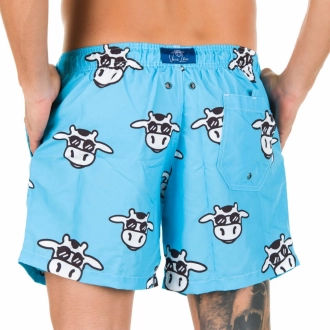 Short Masculino Praia Azul Bebê Vaca Lôca