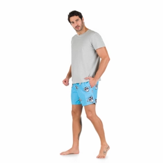Short Masculino Praia Azul Bebê Vaca Lôca