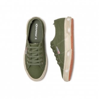 Superga Unissex 2750 Stonewash - Oliva