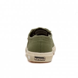 Superga Unissex 2750 Stonewash - Oliva