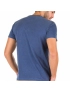 Camiseta Masculina Bolso Básica Azul Marinho 
