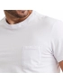 Camiseta Masculina Bolso Branca - Básica