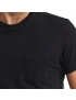 Camiseta Masculina Bolso Preta - Básica