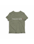 Camiseta Estonada Infantil Calma Mãe - Verde Militar