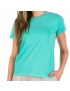 Camiseta Feminina Básica Verde Água Baby Look 