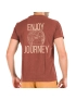 Camiseta Masculina Enjoy The Journey - Vinho