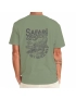 Camiseta Masculina  Safari Crocodilo Verde
