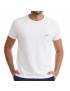 Camiseta Masculina Leblon P12  Branca com Azul 