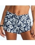 COMBO Mãe + Filha - Shorts Floral Azul