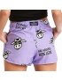 COMBO  Masculino + Feminino - Shorts Não Aguenta Bebe Leite Lavanda 