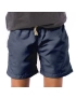 Short Infantil Praia Masculino Azul Petróleo Liso