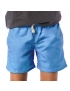 Short Infantil Praia Masculino Azul Turquesa Liso