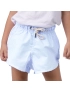 Short Infantil Praia Feminino Azul Bebê Listrado Saint Barth