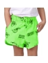 Short Infantil Praia Feminino Verde Neon Não Aguenta Bebe Leite