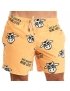 COMBO Pai + Filho - Shorts Não Aguenta Bebe Leite Amarelo