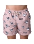 Short Masculino Praia Marrom Pastel Não Aguenta Bebe Leite