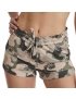 Short Feminino Praia Verde Cós Liso Camuflado