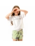 Short Infantil Praia Feminino Verde Não Aguenta Bebe Leite 	