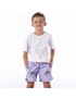 Short Infantil Praia Masculino Lavanda Não Aguenta Bebe Leite 