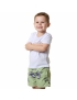 Short Infantil Praia Masculino Verde Não Aguenta Bebe Leite 