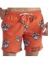 COMBO Shorts Masculino + Feminino Não Aguenta Bebe Leite Laranja