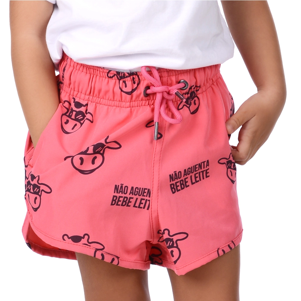 Short de best sale praia infantil feminino